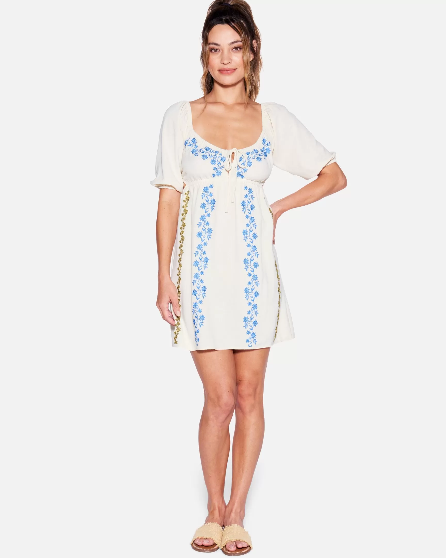 Brittany Embroidered Dress*Hurley Shop