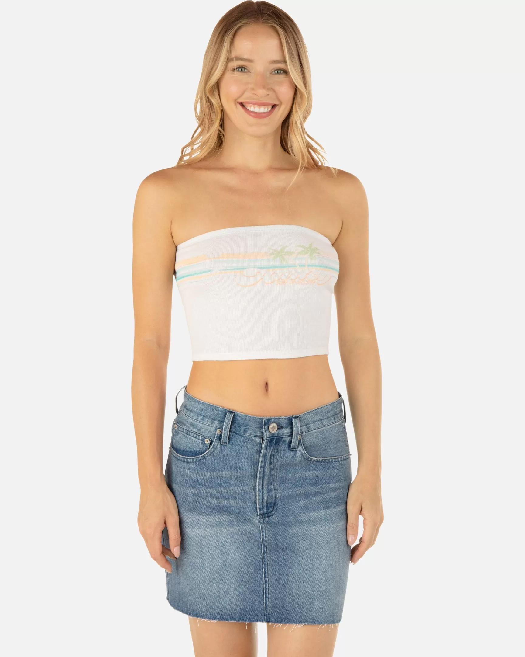 Coastal Highway Tube Top*Hurley Clearance