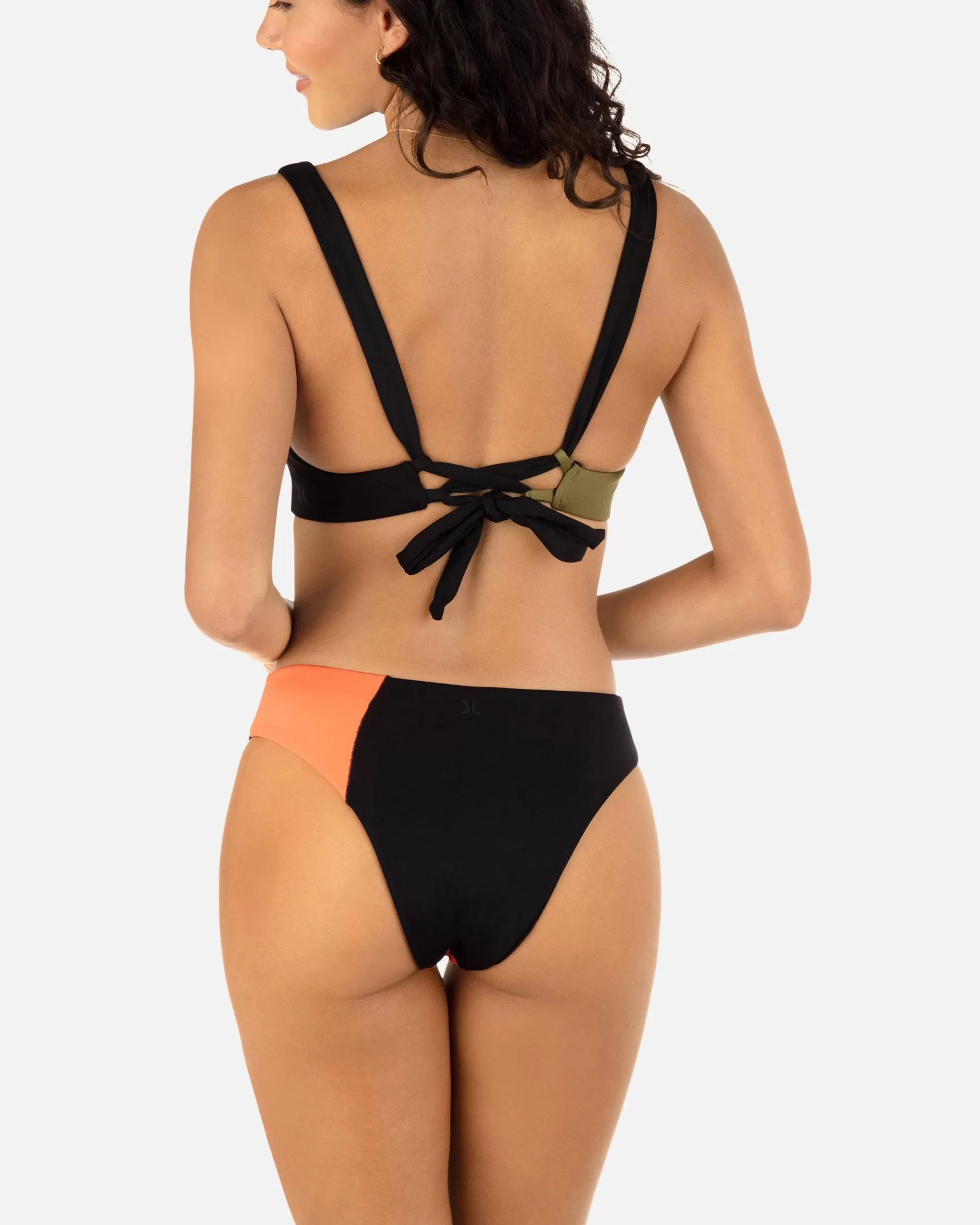 Color Blocked Max Mid Rise Cheeky Bottom*Hurley Flash Sale