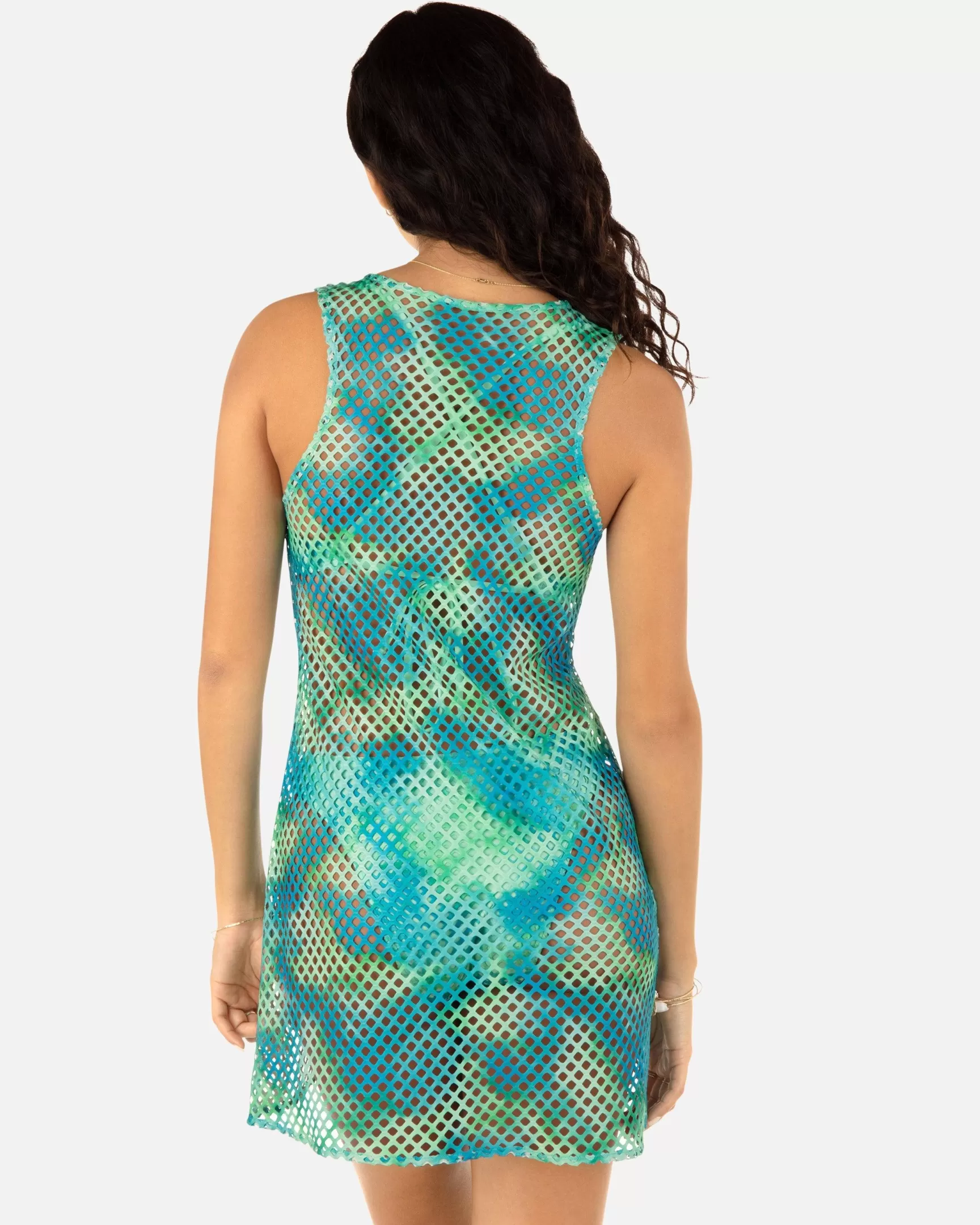 Color Wash Mesh Mini Dress*Hurley New