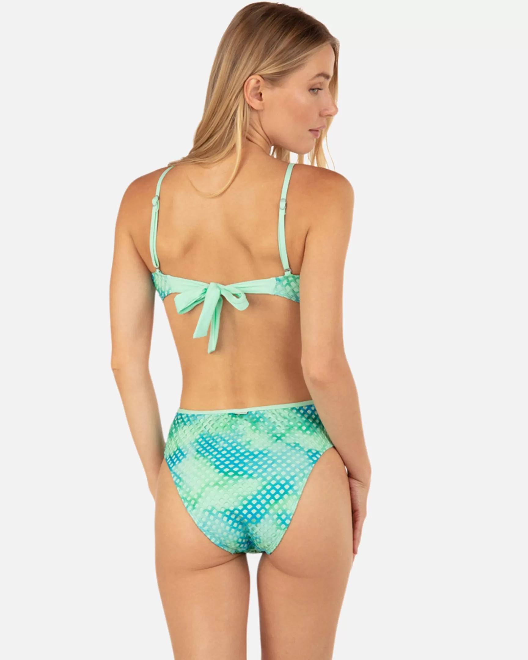 Color Wash Mesh Moderate One Piece*Hurley Fashion