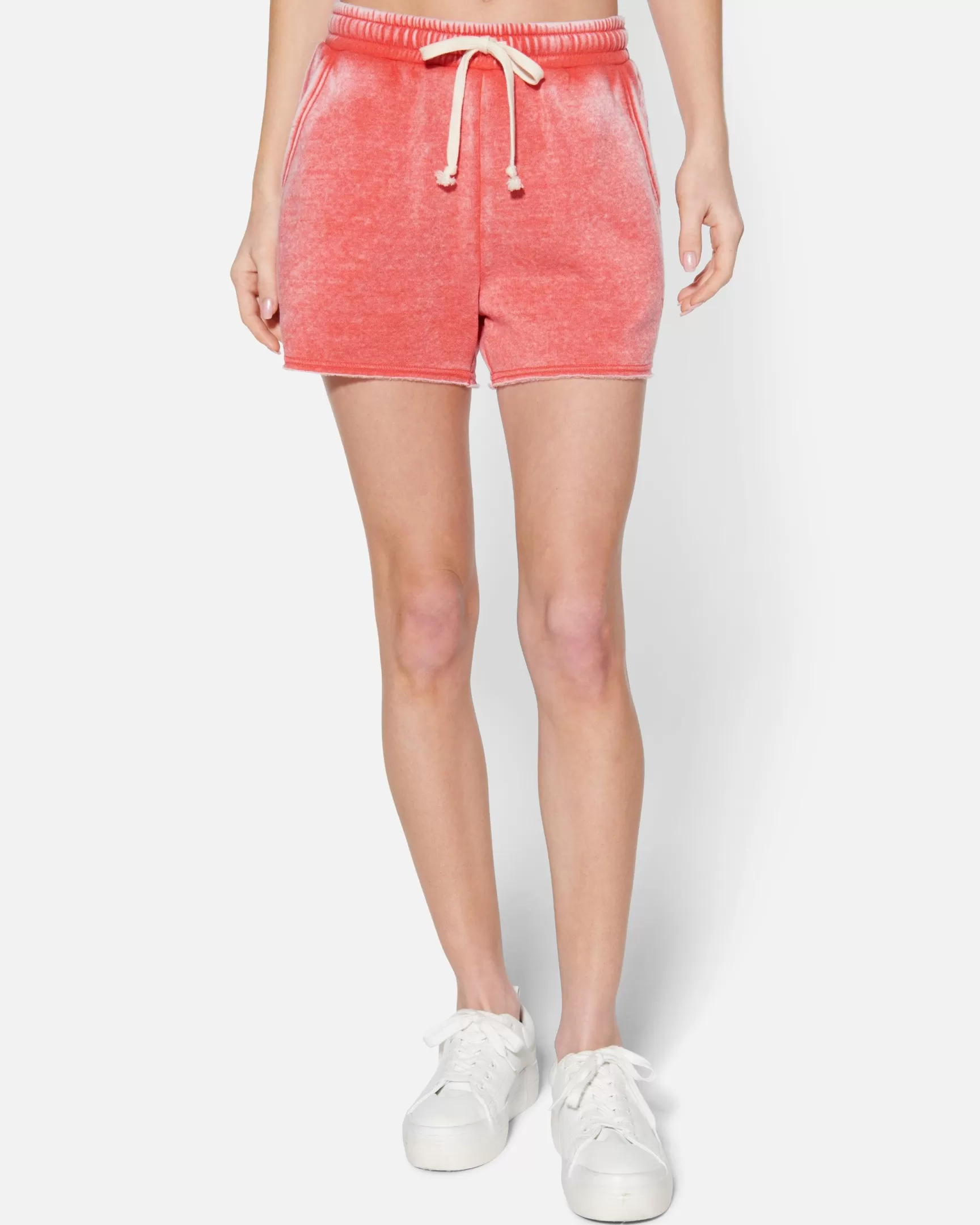 Essential Burnout Fleece Short*Hurley Hot