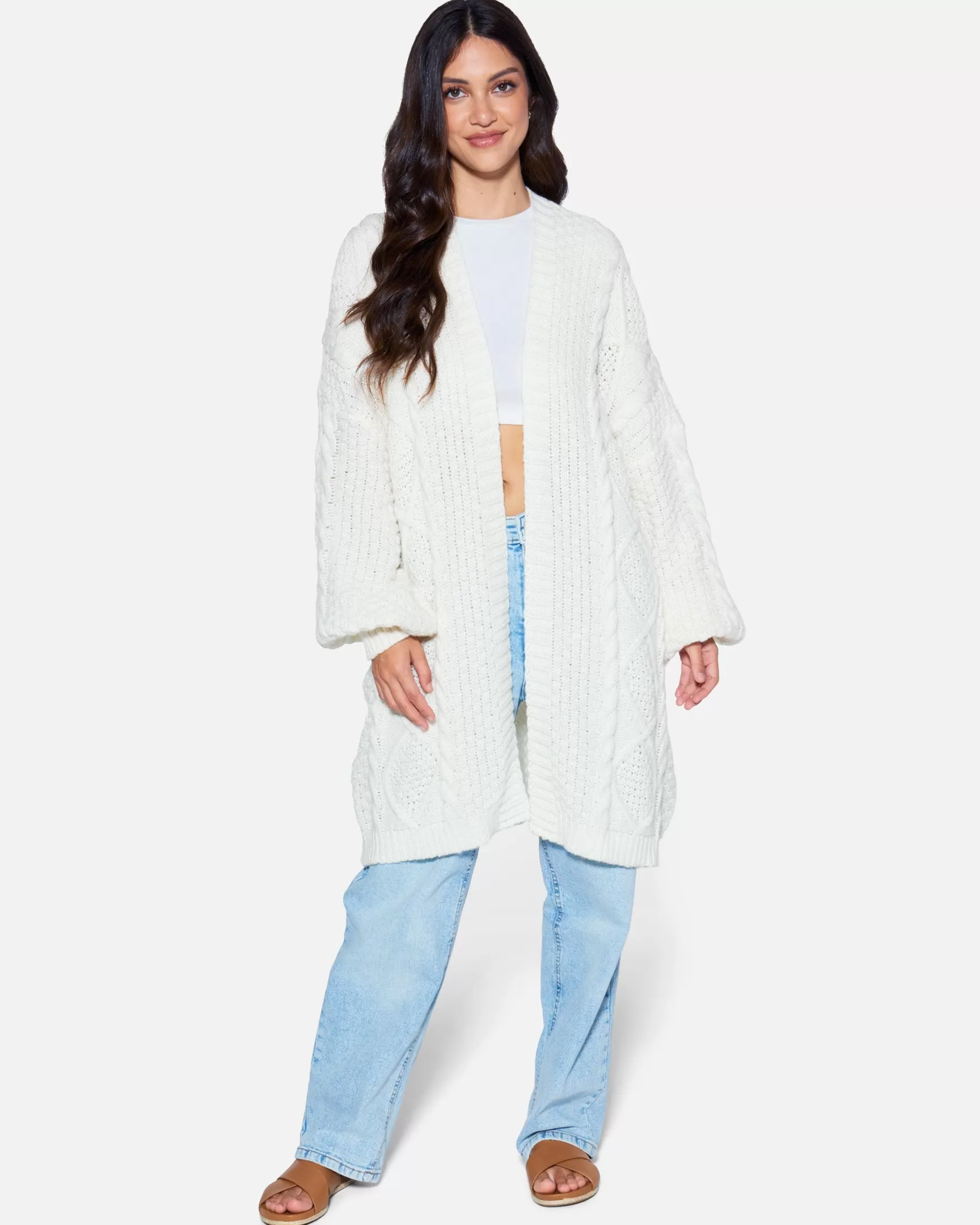 ESSENTIAL OLIVIA OVERSIZED CARDIGAN*Hurley Discount