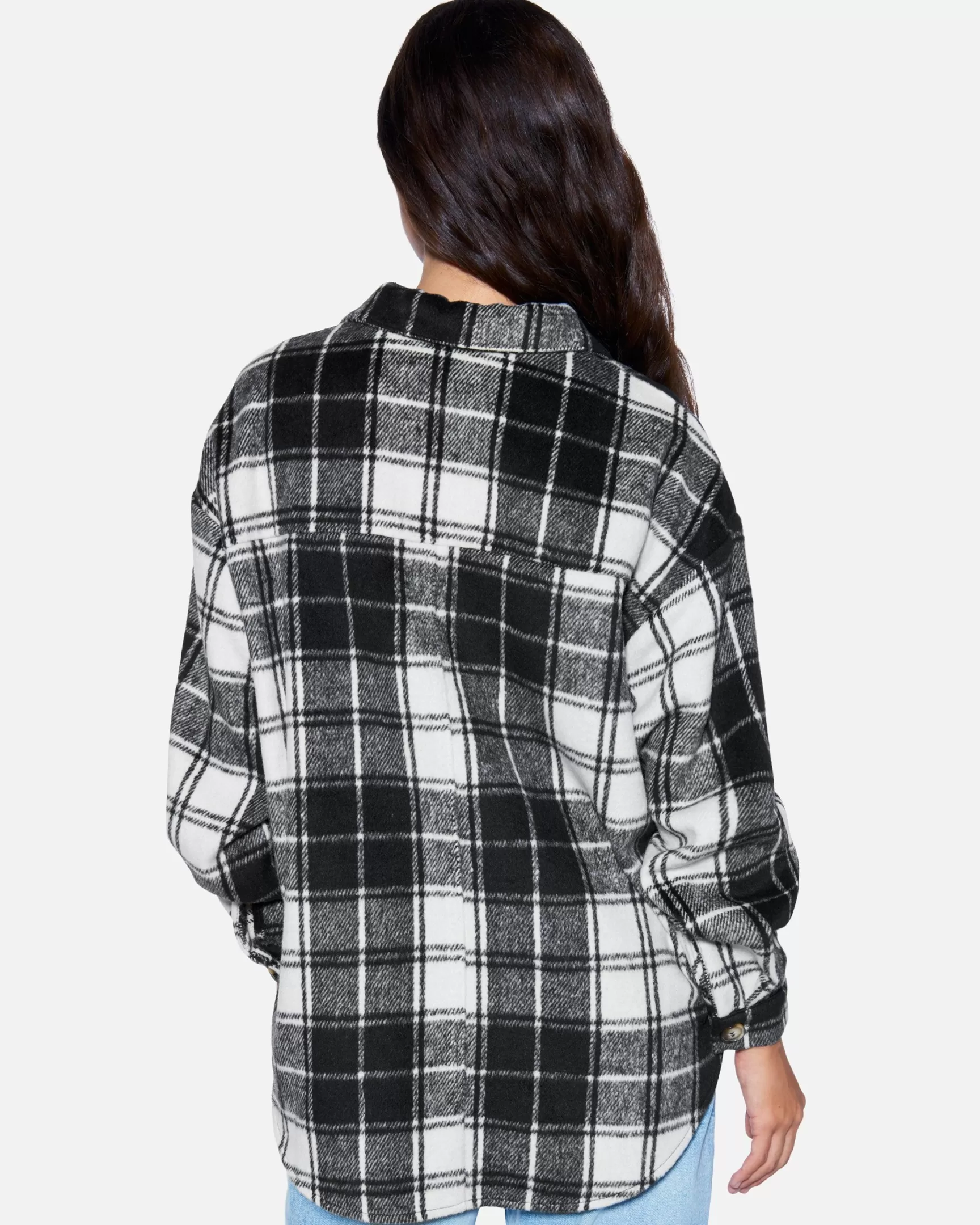 ESSENTIAL PLAID SHACKET*Hurley Store