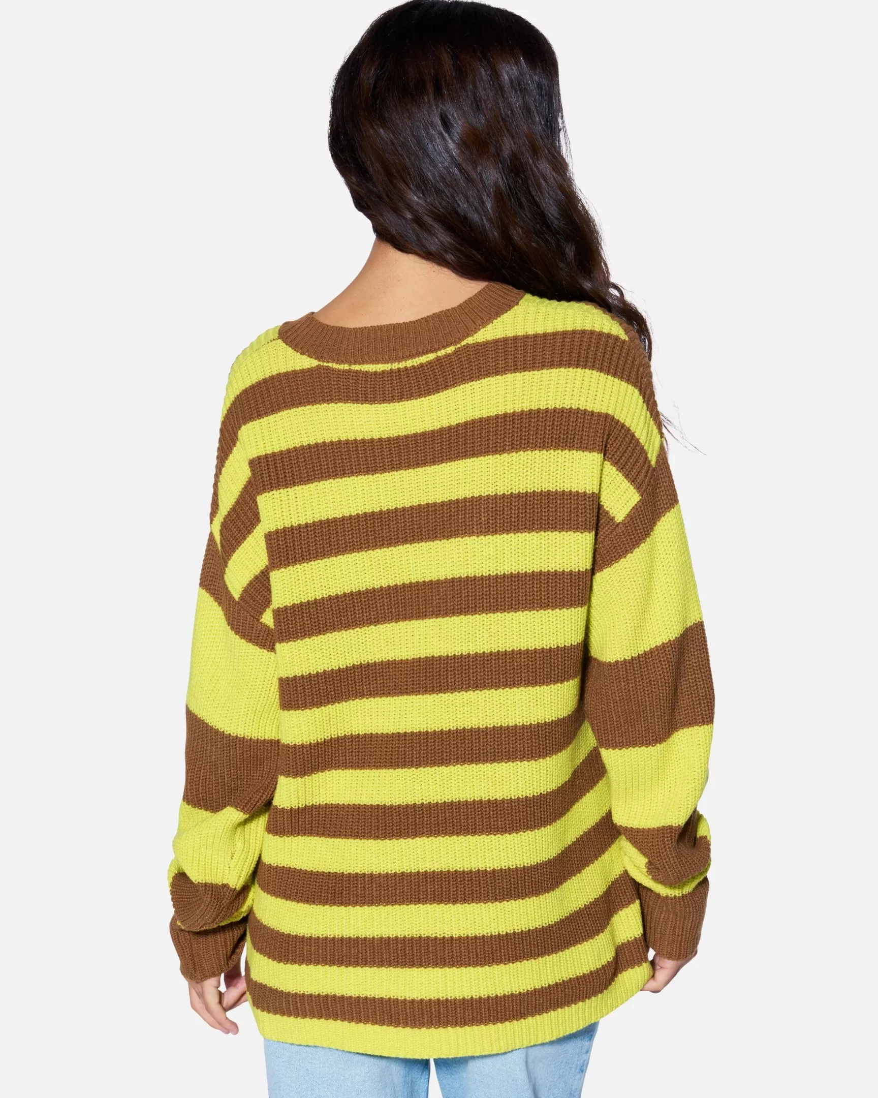 ESSENTIAL SERENA STRIPE SWEATER*Hurley Best Sale