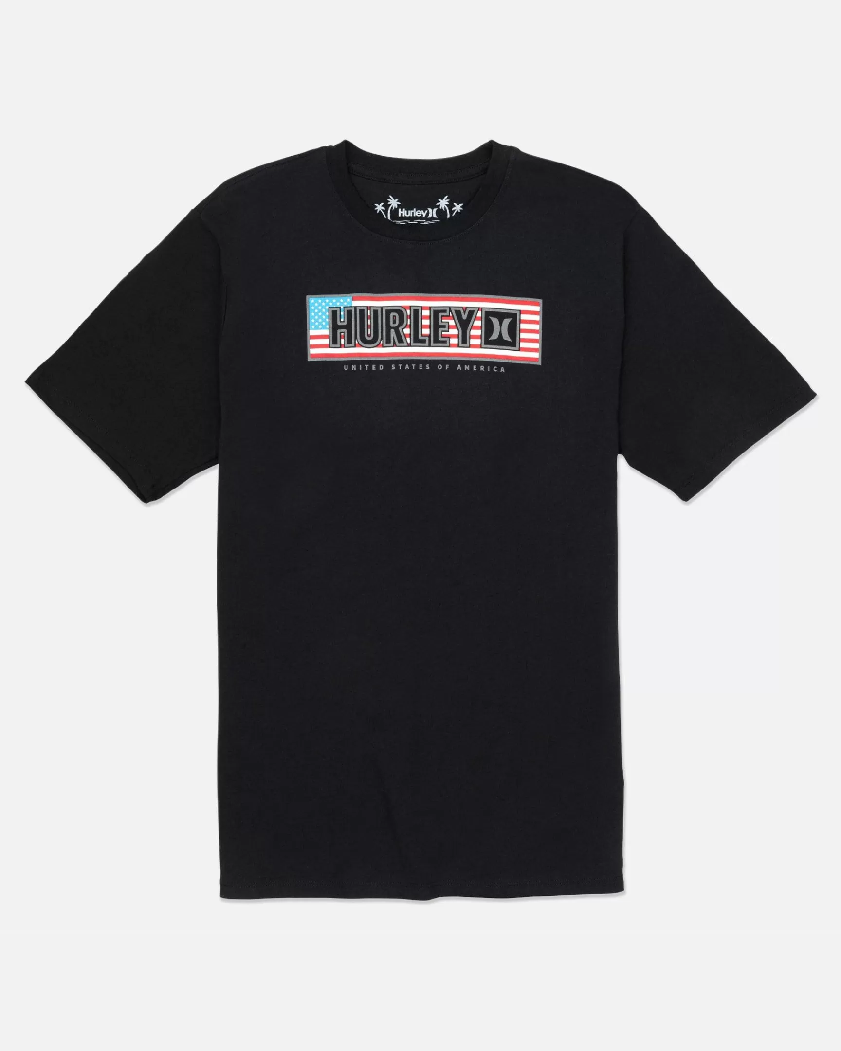 EVERYDAY BOX FLAG SHORT SLEEVE TEE*Hurley Clearance