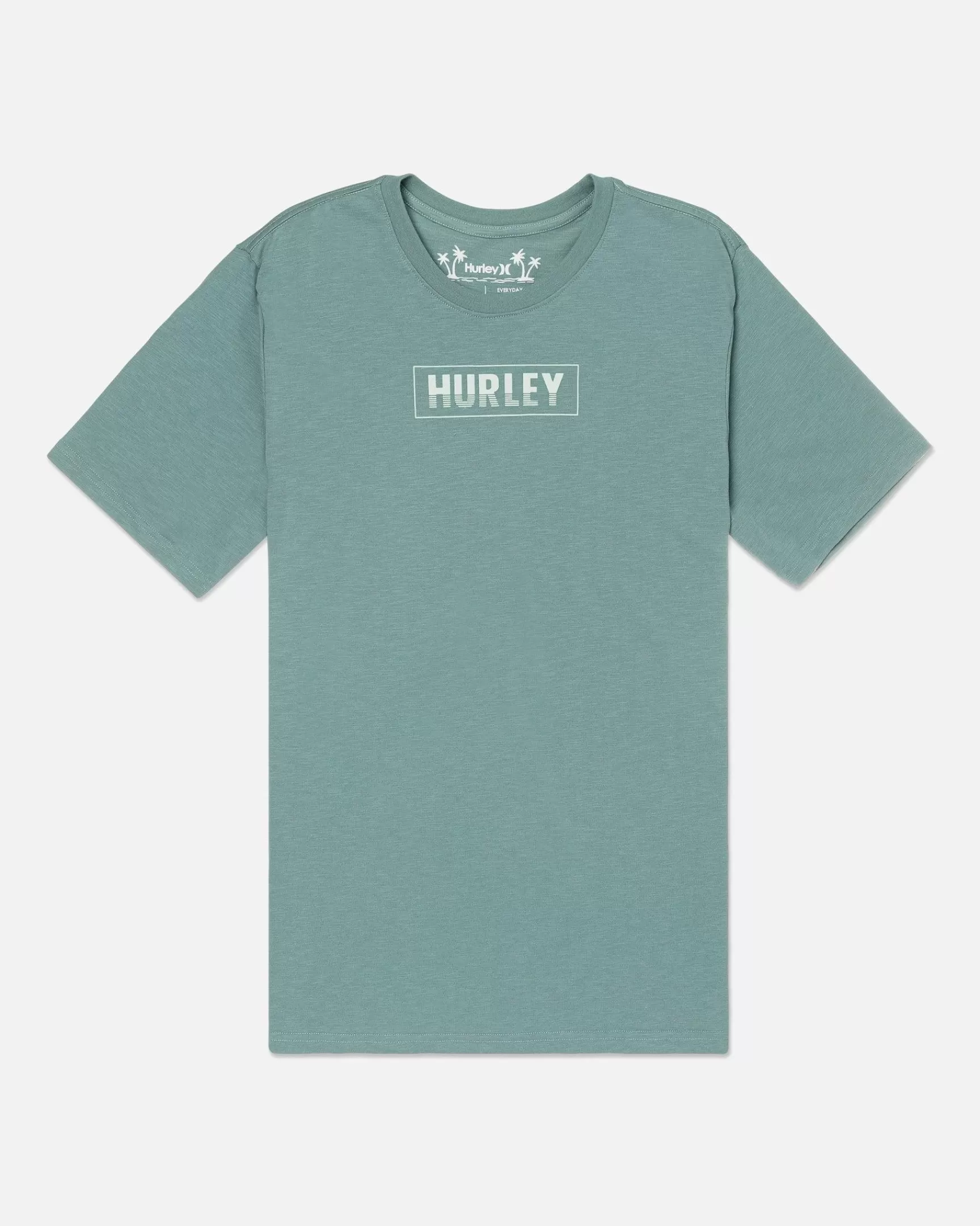 Everyday H2O-Dri Box Lines Slub Short Sleeve Tee*Hurley Cheap