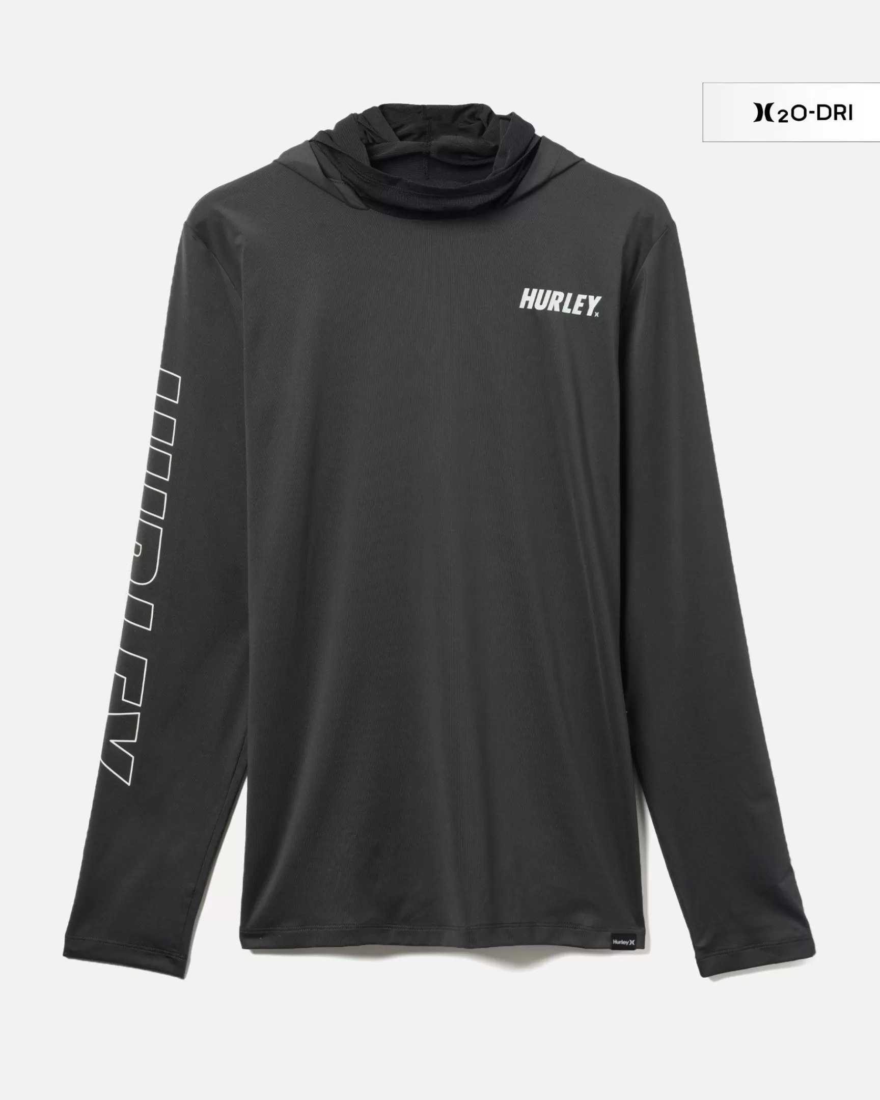 Explore H2O-Dri Atticus Fastlane Hooded UPF Long Sleeve*Hurley Store