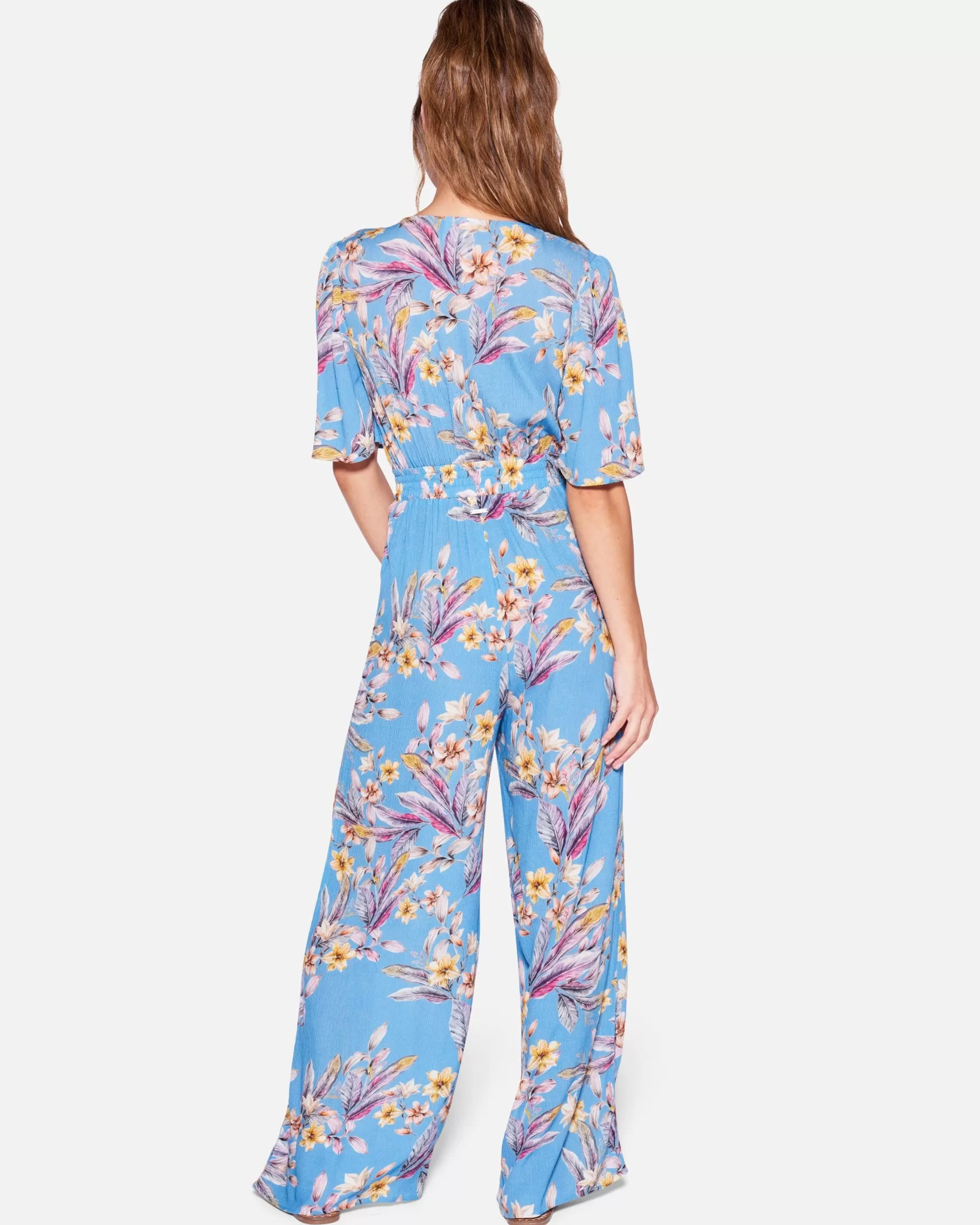 Flora Tie Front Jumpsuit*Hurley Flash Sale