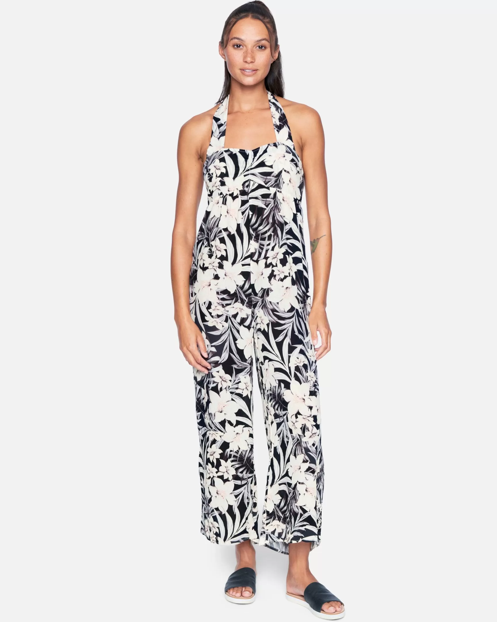 Halter Midi Romper*Hurley Fashion