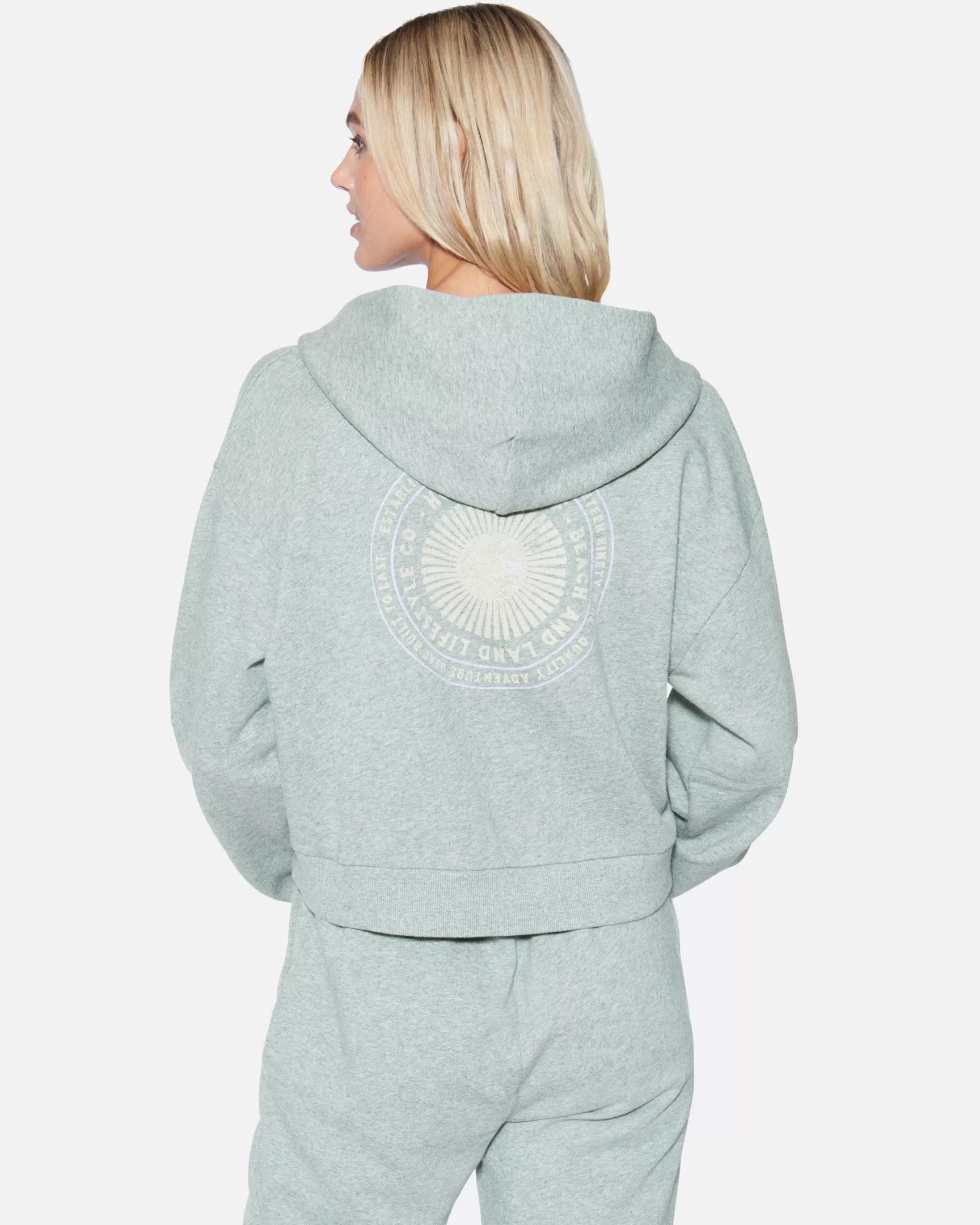 Hot Spot Crop Zip Up Hoodie*Hurley Cheap