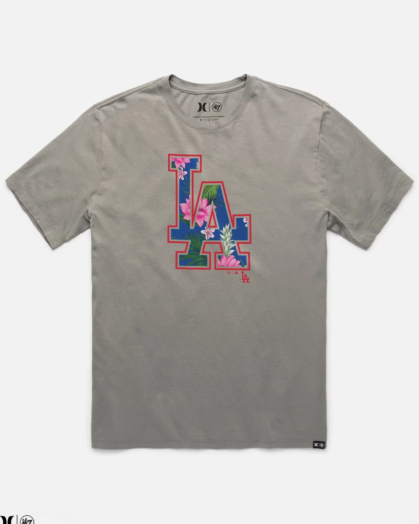 X 47 Los Angeles Dodgers Short Sleeve T-Shirt*Hurley Hot
