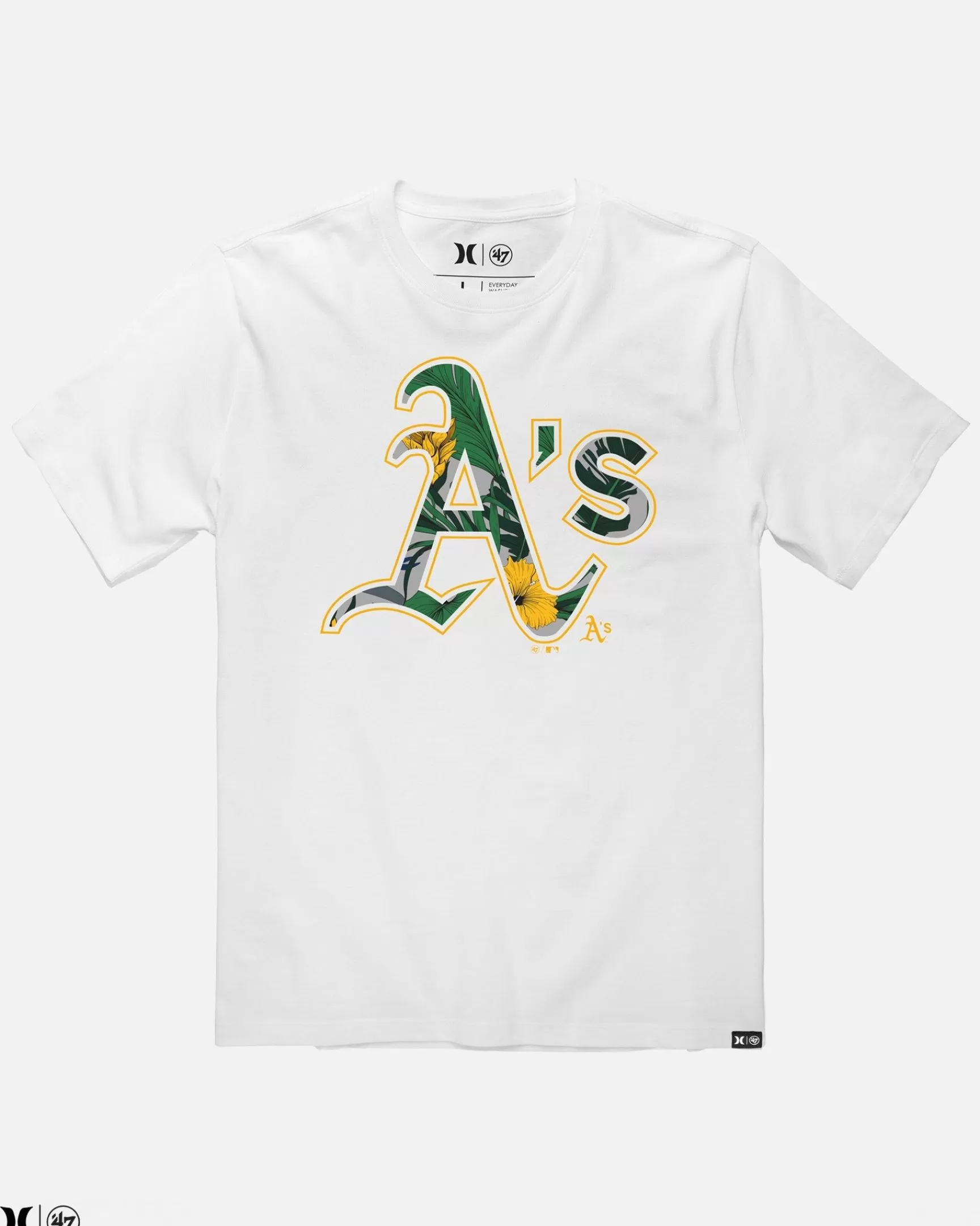 X 47 Oakland Athletics Short Sleeve T-Shirt*Hurley Fashion