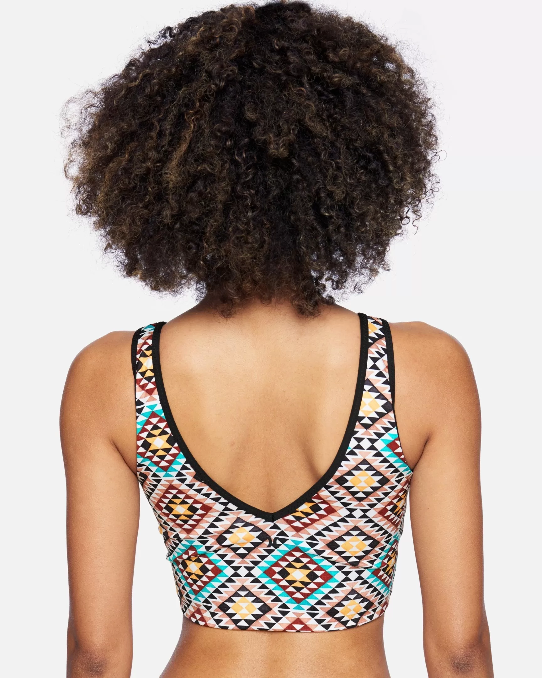 X Black Girls Surf Max Long Line Bikini Top*Hurley New