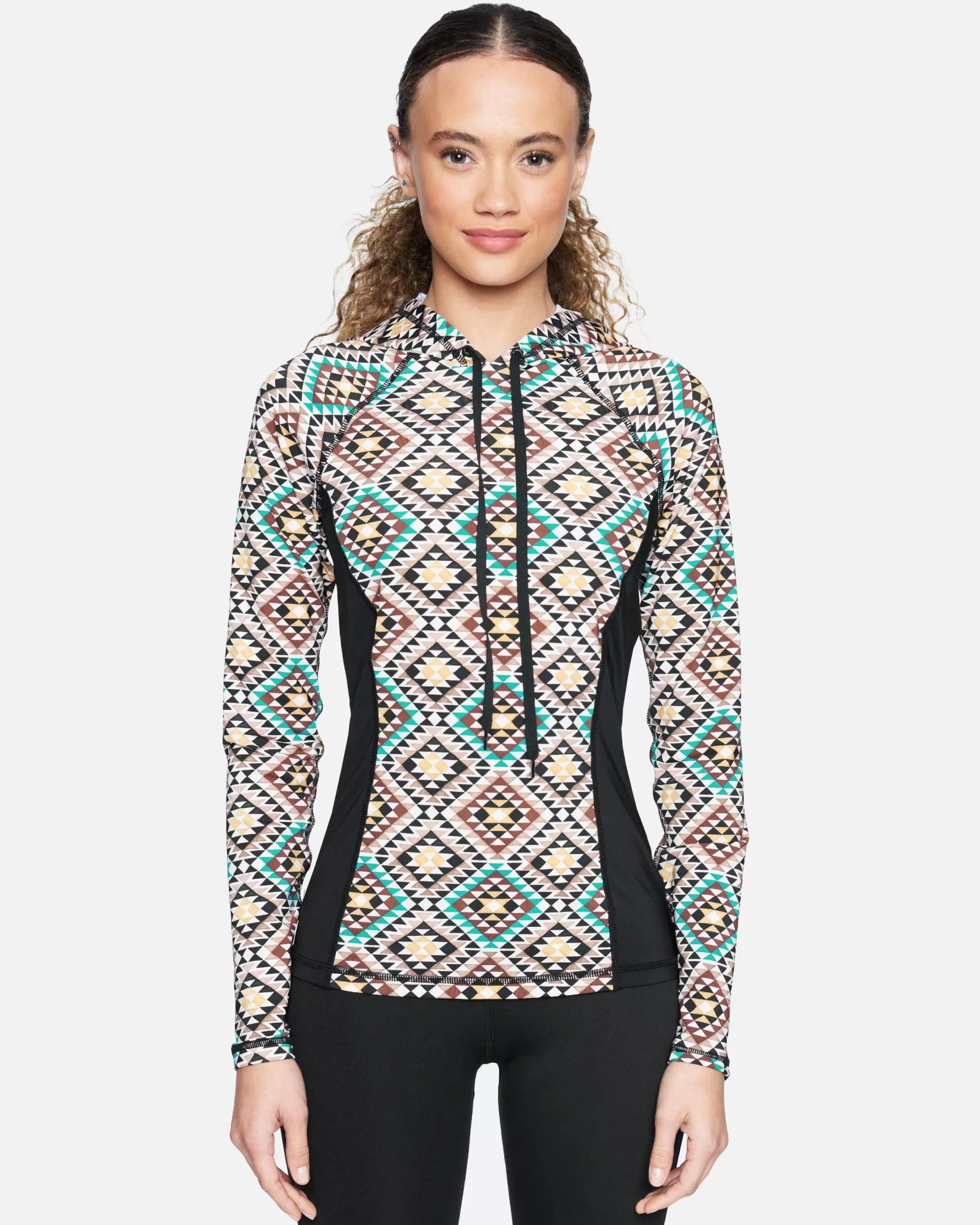 X Black Girls Surf Long Sleeve Hoodie Rashguard*Hurley Clearance