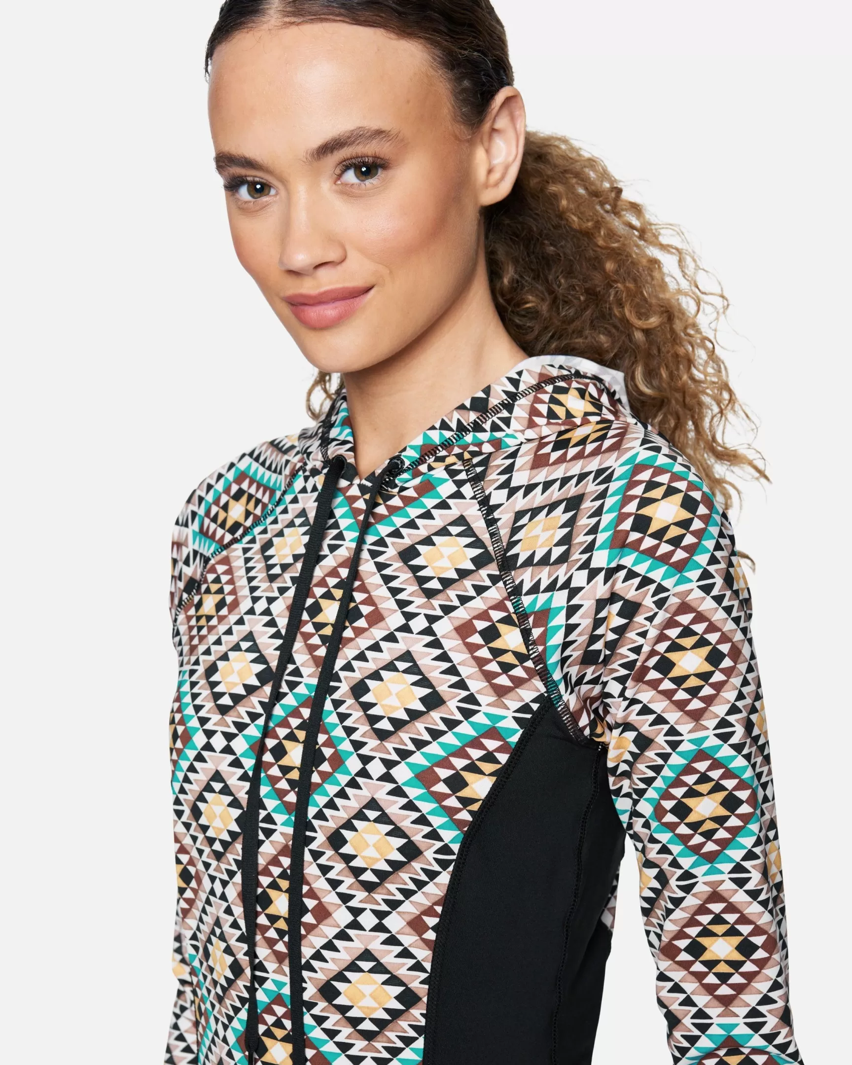 X Black Girls Surf Long Sleeve Hoodie Rashguard*Hurley Clearance