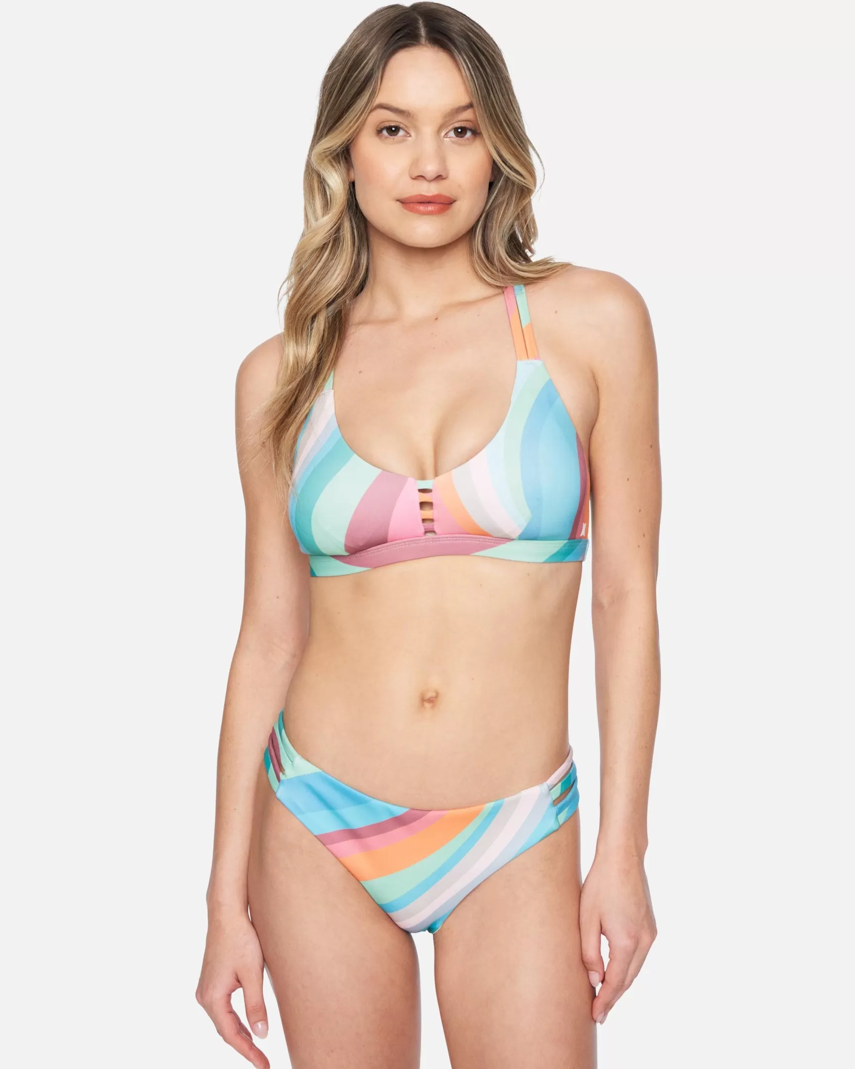 X Moore Aloha Max Retro Wave Moderate Bikini Bottom*Hurley Online