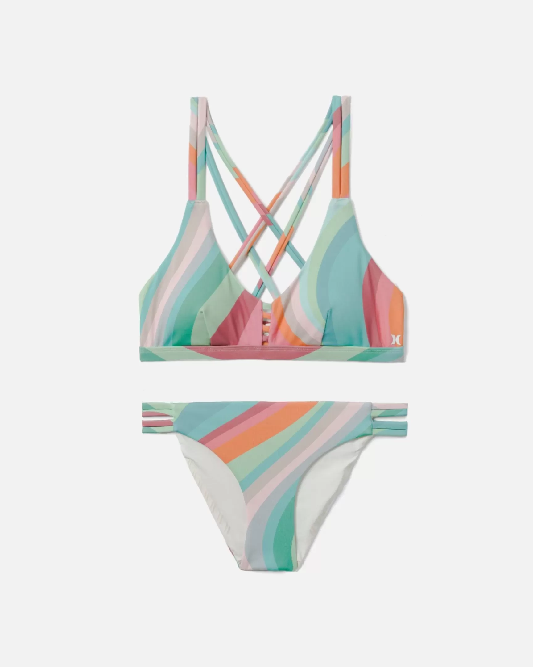 X Moore Aloha Max Retro Wave Moderate Bikini Bottom*Hurley Online