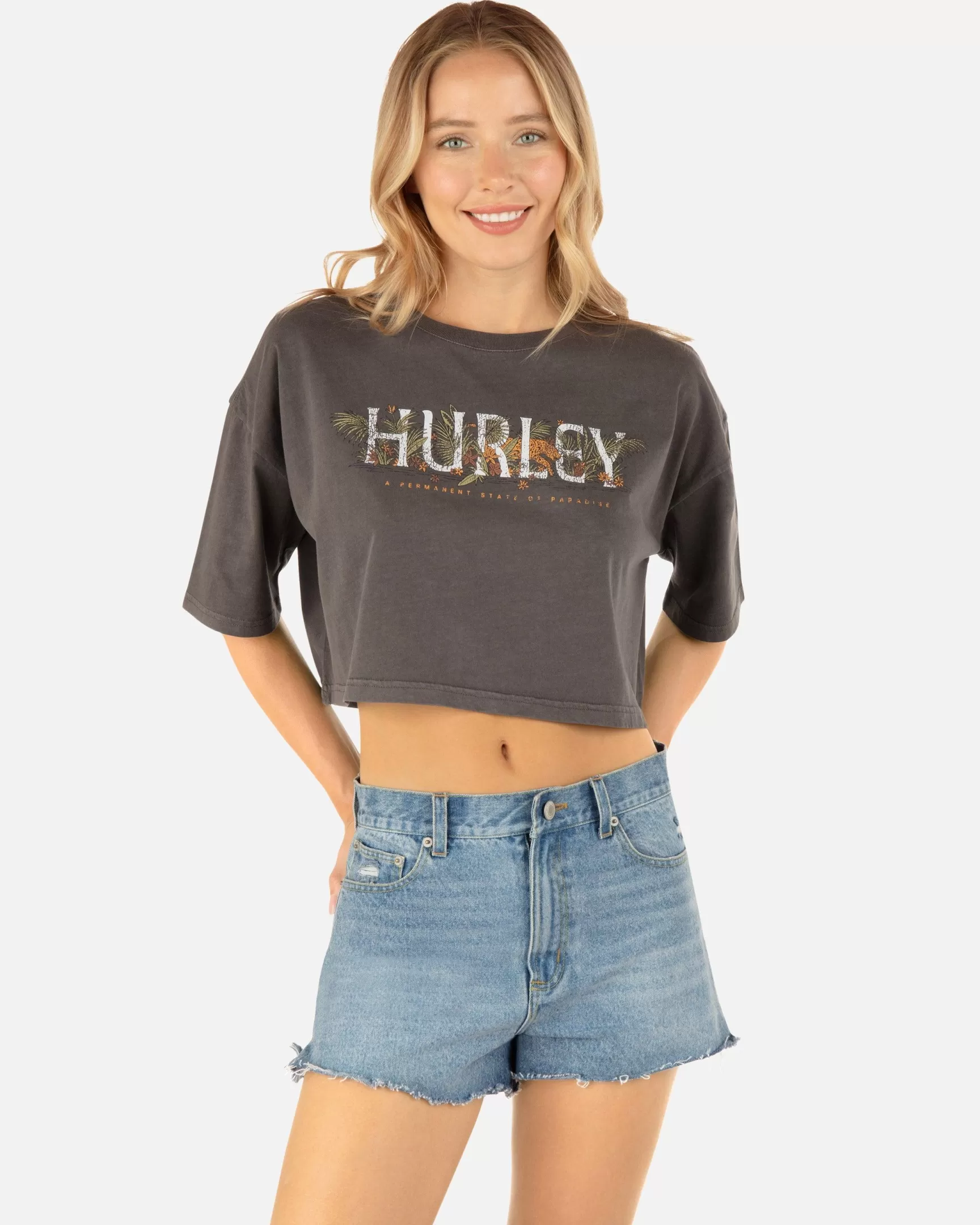 Jungleer Boyfriend Crop Tee*Hurley Shop