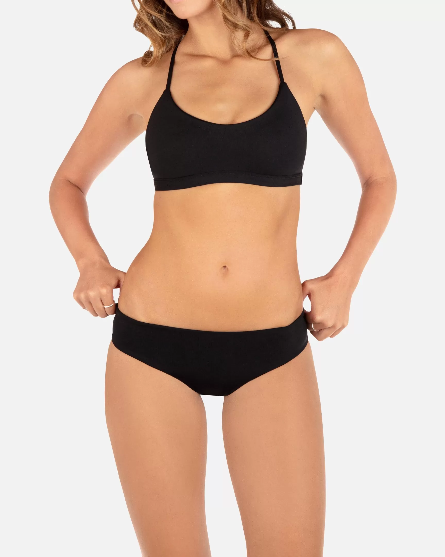 Max Solid Pull On V Back Top*Hurley Discount