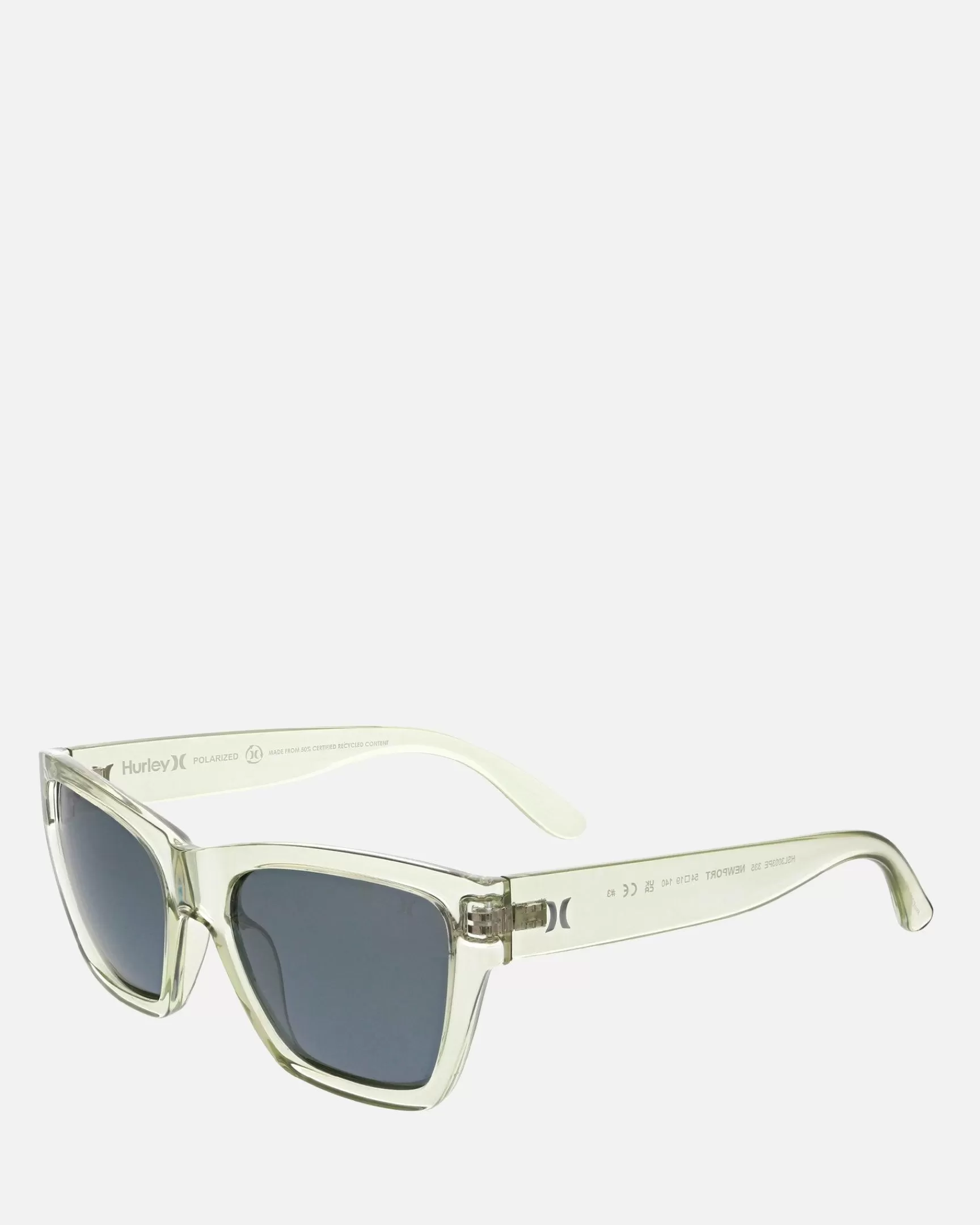 Newport Polarized Rectangle Sunglasses*Hurley Outlet