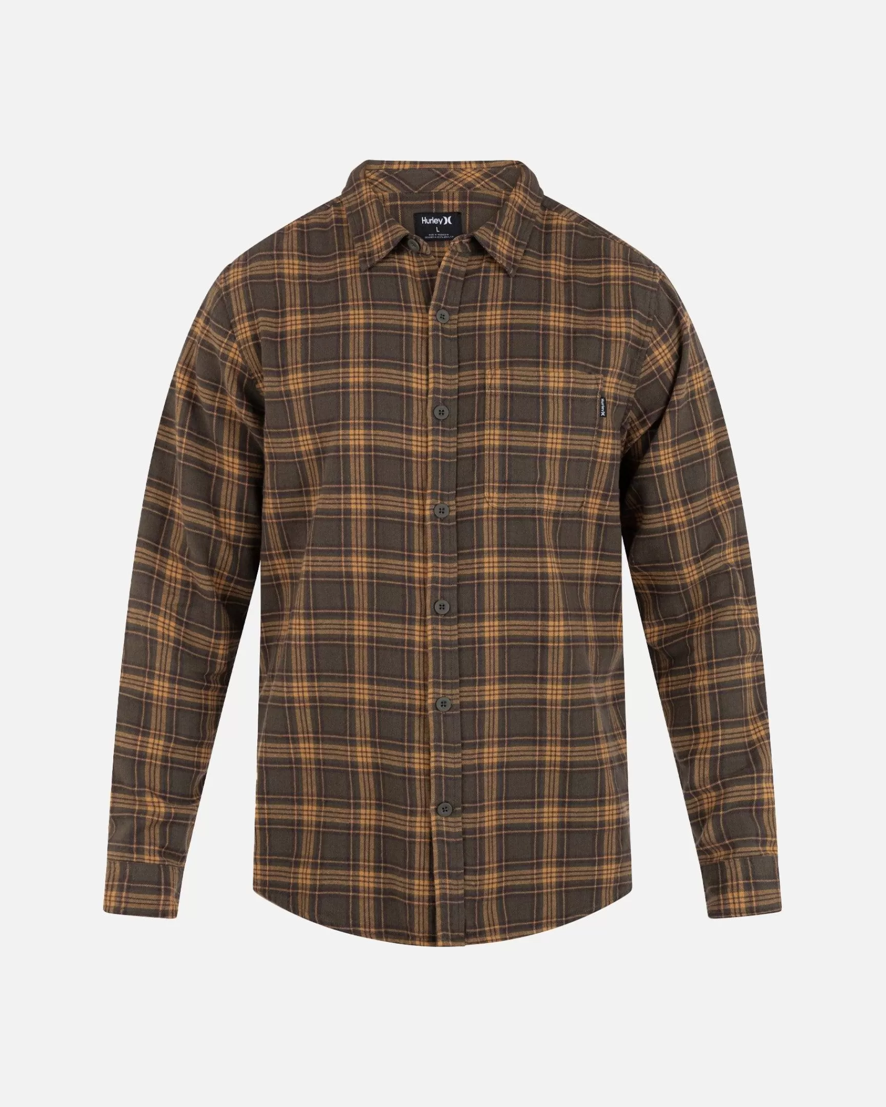 Portland Organic Flannel Long Sleeve*Hurley Outlet