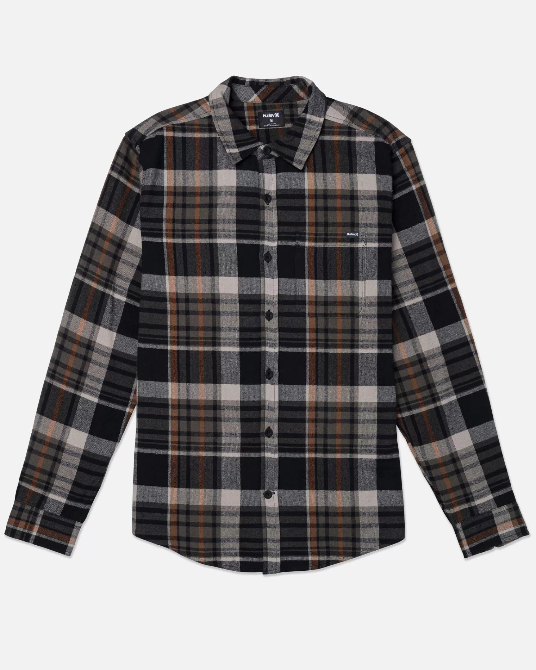 Portland Organic Long Sleeve Flannel*Hurley Hot