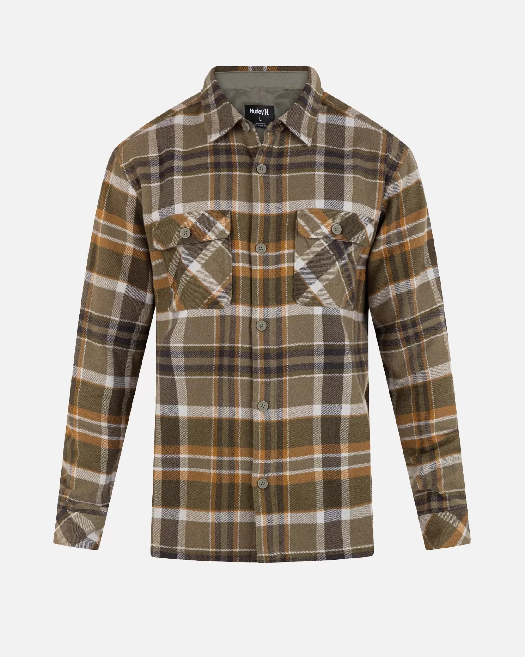 Santa Cruz Shoreline Flannel Long Sleeve*Hurley Online