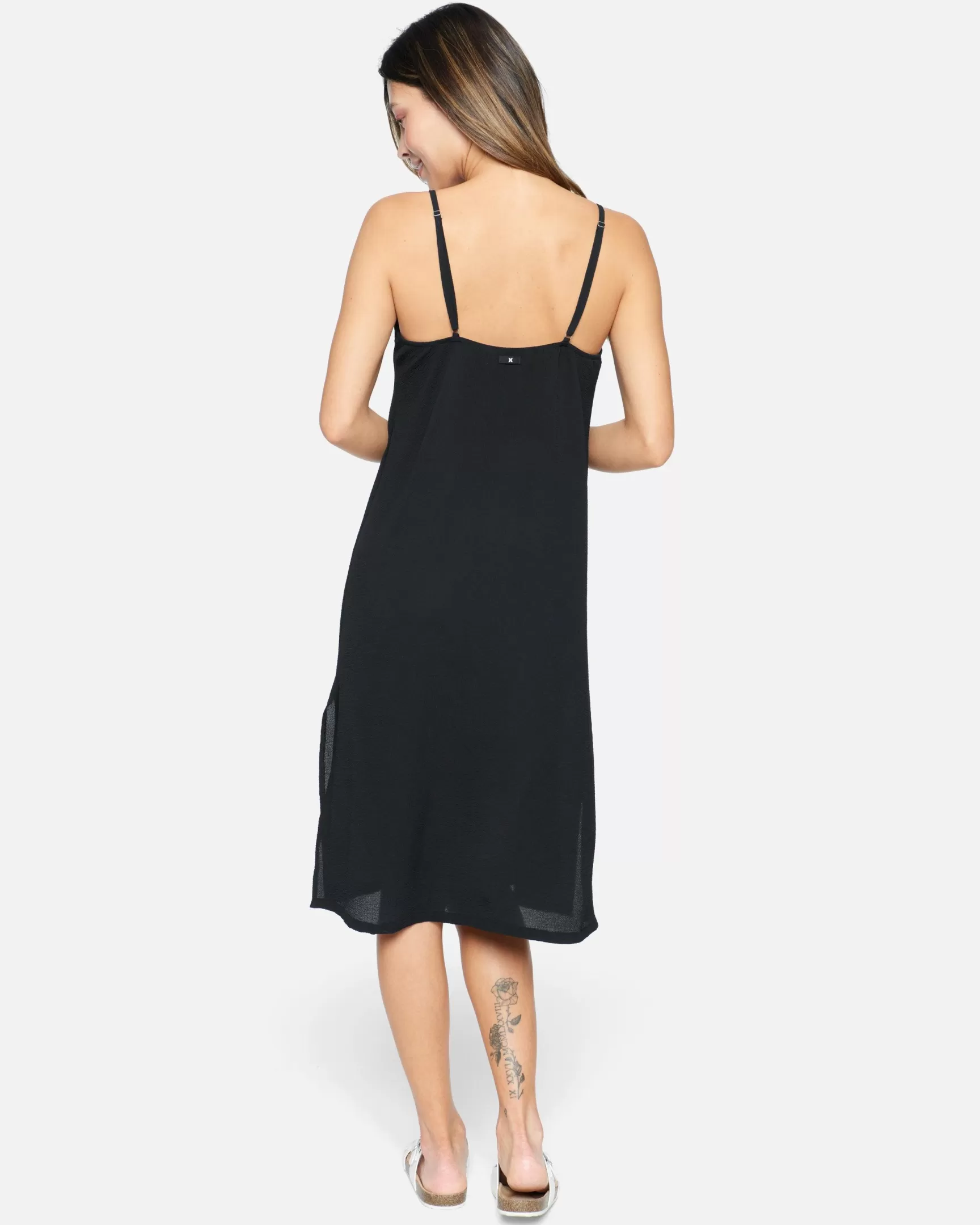 Solid Button Front Midi Dress*Hurley Sale