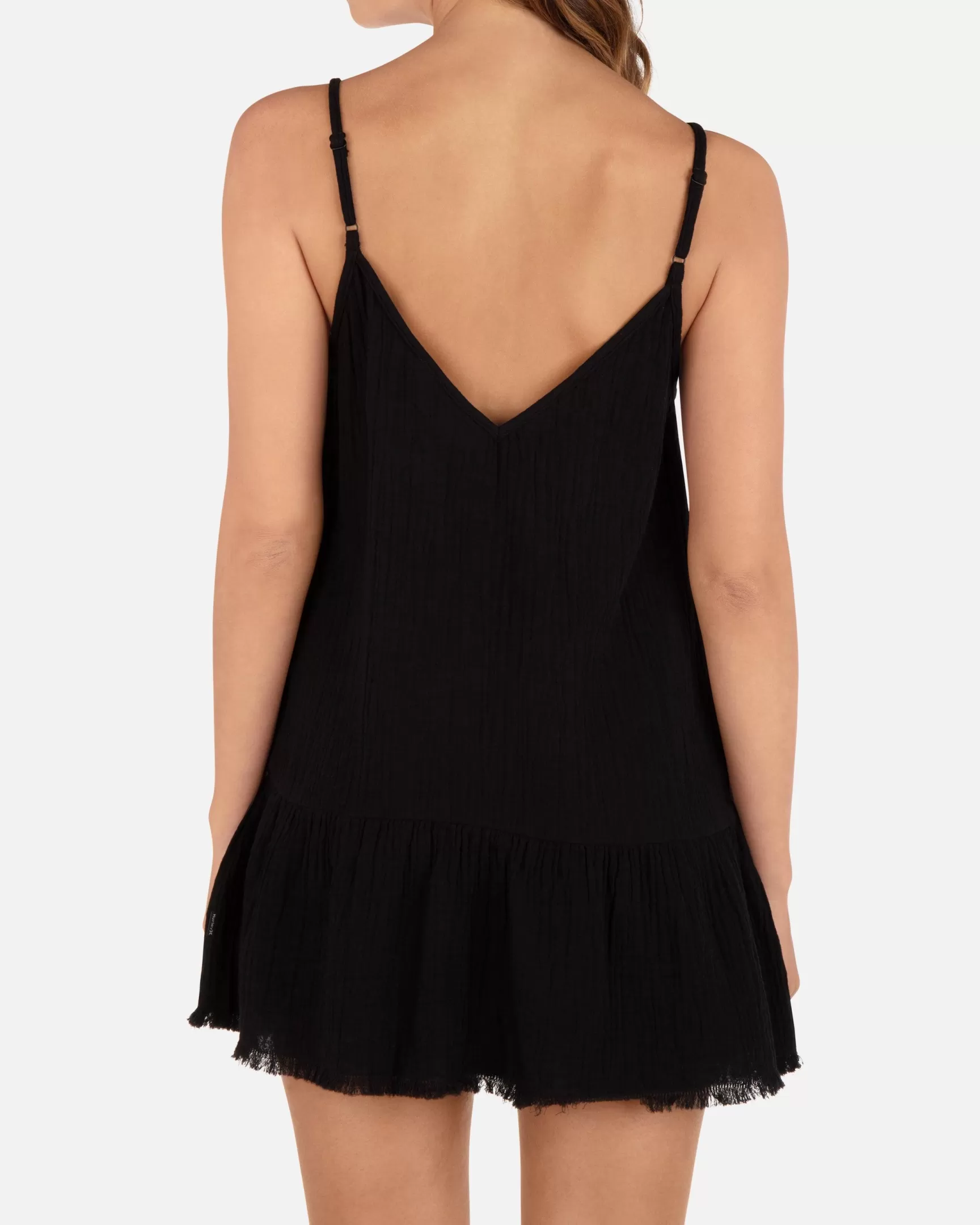 Solid V Neck Mini Dress*Hurley Shop