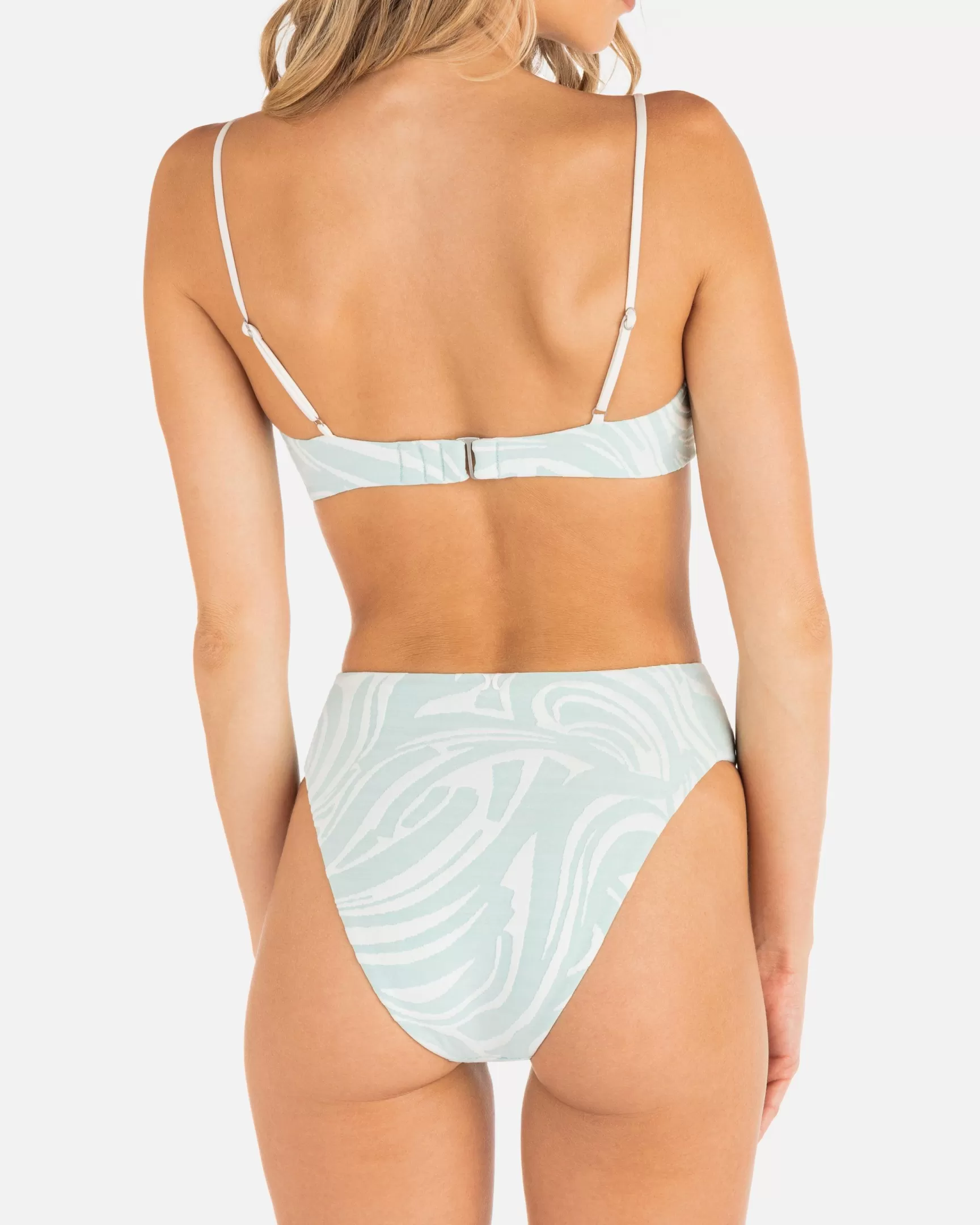 Wave Runner Moderate High Waist Bottom*Hurley Flash Sale