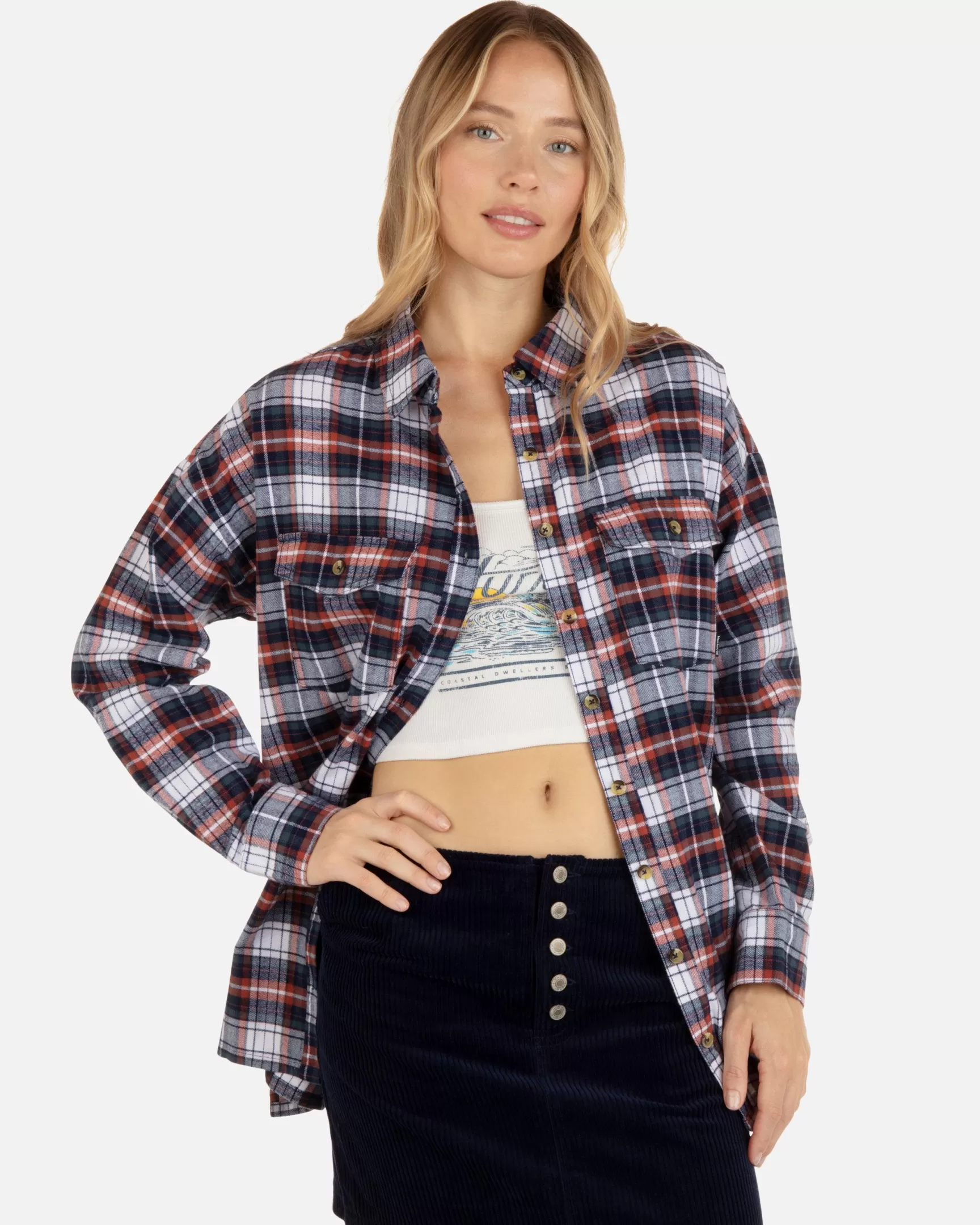 Wilson Boyfriend Flannel*Hurley New