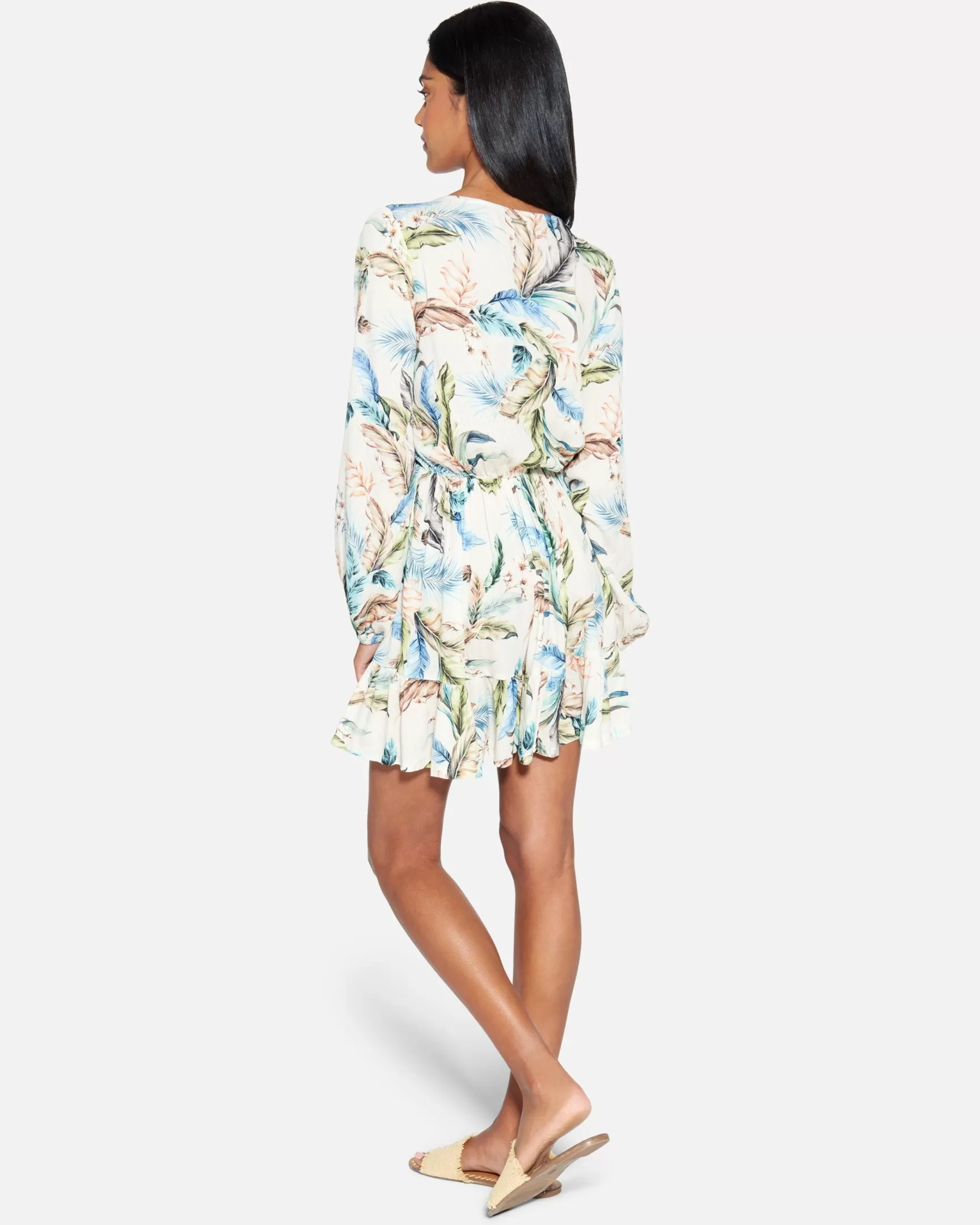 Wispy Leaves Scoop Mini Dress*Hurley Best